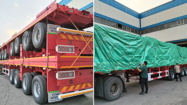 45 48 Ft New Flatbed Trailers Manufacturers For Sale In Tanzania