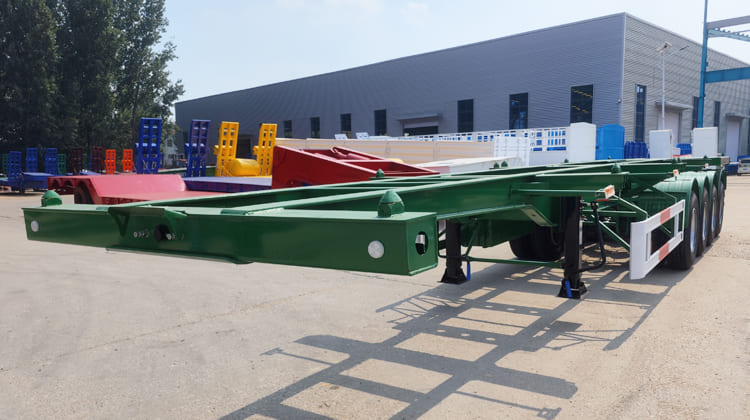 4 Axle Shipping Container Chassis Trailer for Sale in Guam
