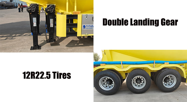 3 Axle Cement Bulker Truck Trailer Price for Sale in United Arab Emirates