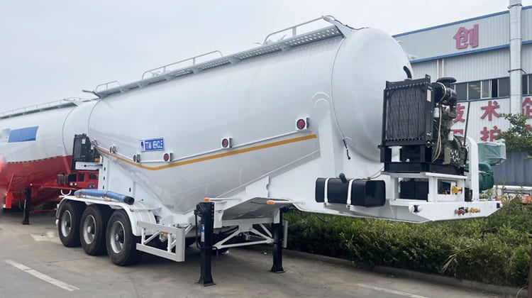 35 CBM Bulk Cement Tanker Trailer for Sale in United Arab Emirates