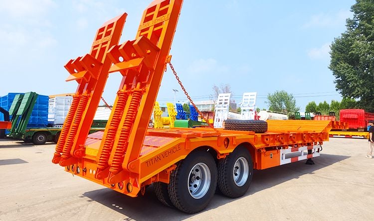 Titan 2 Axle Lowbed Trailer for Sale Price in Tanzania