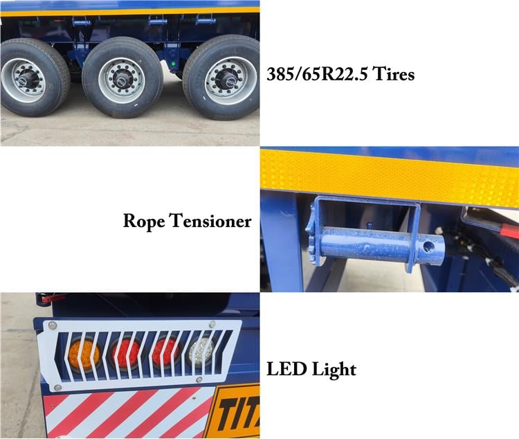 40ft Flatbed Trailer with Single Tire for Sale In Guyana