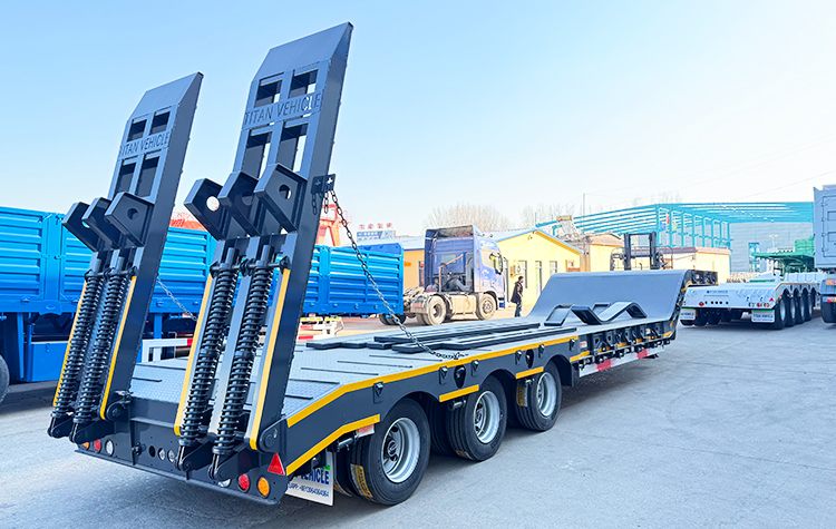 Titan 3 Axle Step Deck Trailer for Sale in Dar es Salaam Tanzania