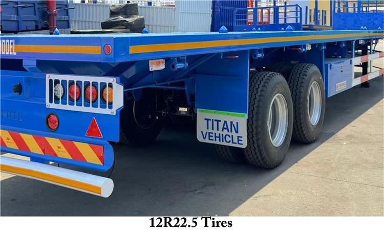 2 Axle 40ft Flat Deck Trailer for Sale In Guyana