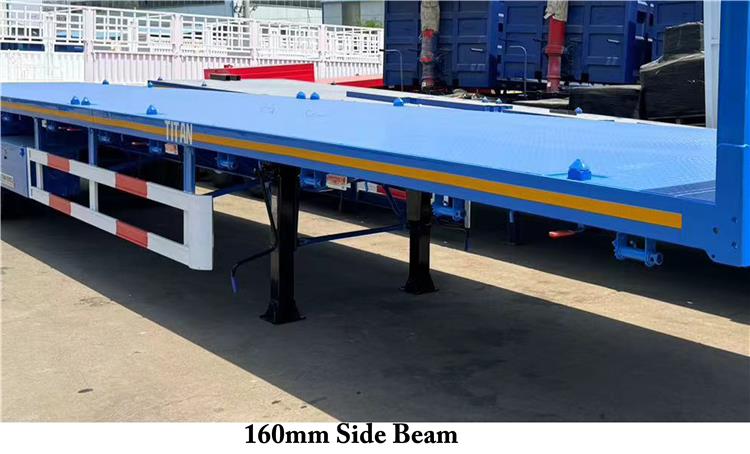 2 Axle 40ft Flat Deck Trailer for Sale In Guyana