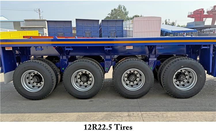 4 Axle Flatbed Semi Trailer for Sale In Guyana