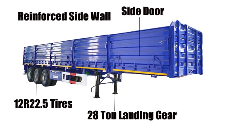 3 Axle Side Board Trailer for Sale in Zimbabwe