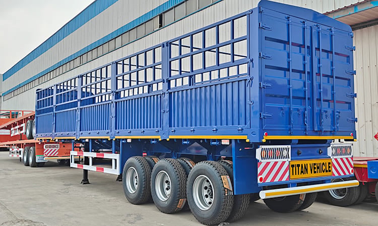 TITAN 3 Axle Fence Cargo Trailer for Sale in Senegal