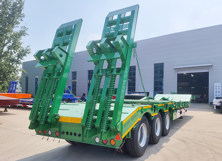 Tri Axle Lowbed Trailer Truck Customized for Tanzanian Market