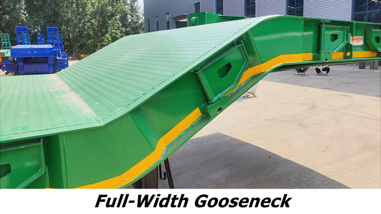 Tri Axle Lowbed Trailer Truck Customized for Tanzanian Market