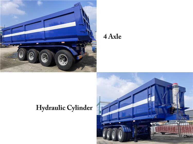 4 Axle Dump Trailer for Sale In Mali