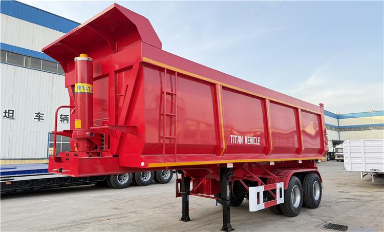 2 Axle Tipper Trailer with Bogie Suspension for Sale In Mali