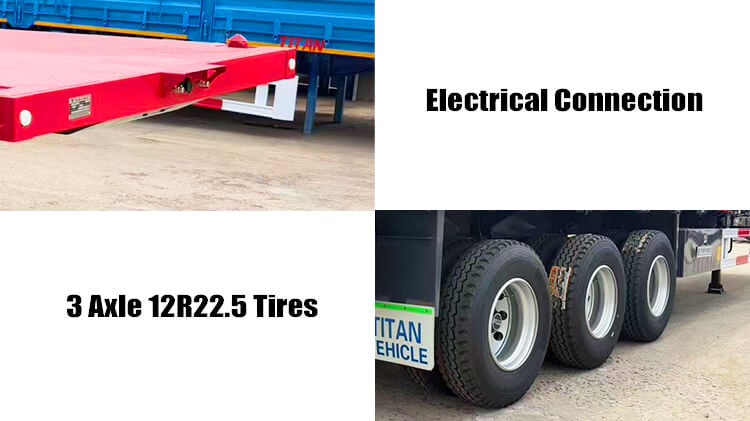 Titan 40 Ft Flatbed Trailer for Sale in Côte d'Ivoire