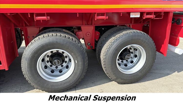 40FT 4 Axle Flatbed Trailer for Sale in Ghana Accra