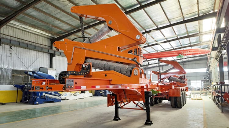 TITAN 40 FT Container Side Loader Trailer for Sale in Papua New Guinea