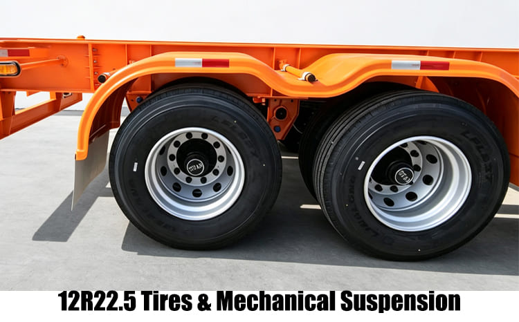 2 Axle 40Ft Gooseneck Skeletal Trailer for Sale in Jamaica