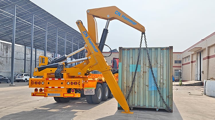 CN Hammar 40 Foot Container Side Loader Trailer For Sale in Guyana