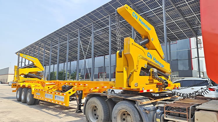 CN Hammar 40 Foot Container Side Loader Trailer For Sale in Guyana