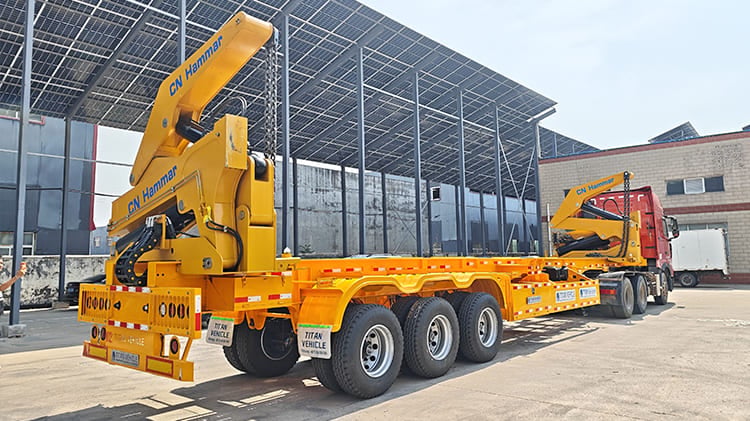 CN Hammar 40 Foot Container Side Loader Trailer For Sale in Guyana
