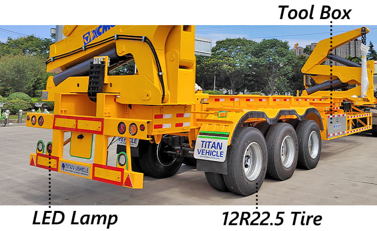XCMG 3 Axle 37T Sidelifter Container Trailer for Sale in Guyana