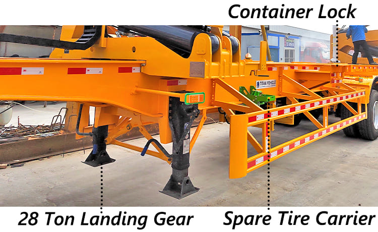 XCMG 3 Axle 37T Sidelifter Container Trailer for Sale in Guyana