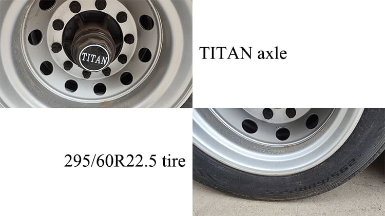 TITAN Tri Axle 40 Feet Low Bed Trailer for Sale in Nigeria
