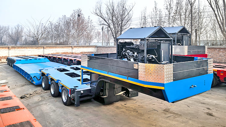 Extendable Goldhofer Multi Axle Modular Trailer for Sale in Saudi Arabia