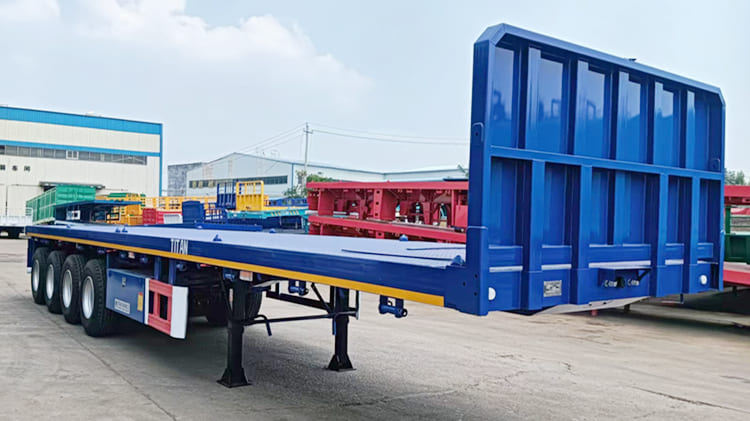 TITAN 4 Axle 12m Flat Deck Trailers for Sale in Tanzania