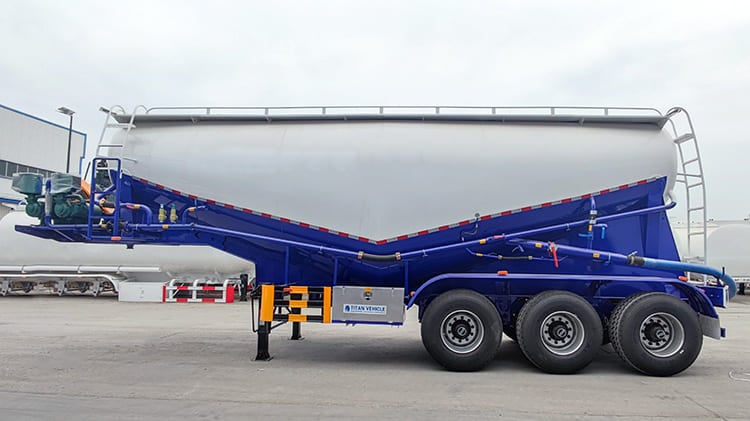TITAN 3 Axle 35 CBM Dry Bulk Cement Tanker for Sale in Zambia