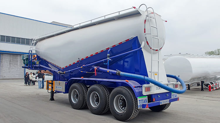 TITAN 3 Axle 35 CBM Dry Bulk Cement Tanker for Sale in Zambia