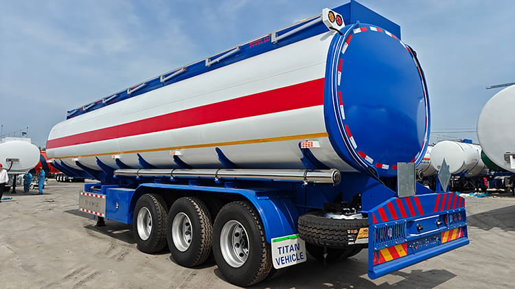 TITAN 45000 Liters 3 Axle Fuel Tanker Trailer for Sale in Mali