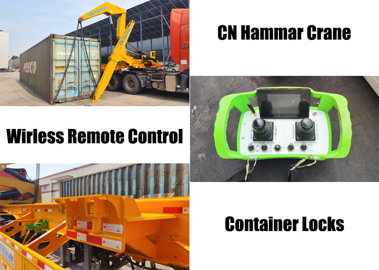 37 T Container Side Lifter Trailer for Sale in Papua New Guinea