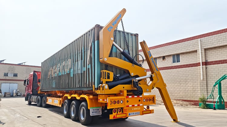 37 T Container Side Lifter Trailer for Sale in Papua New Guinea