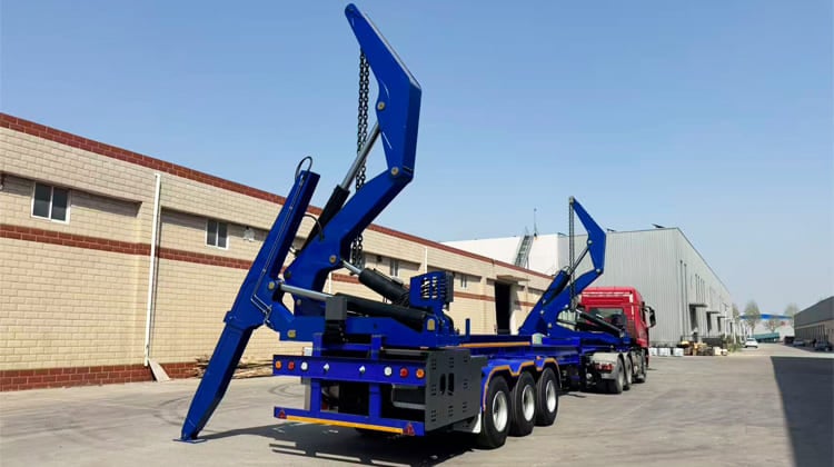 45 T Extendable Side Loader Trailer Price for Sale in Papua New Guinea