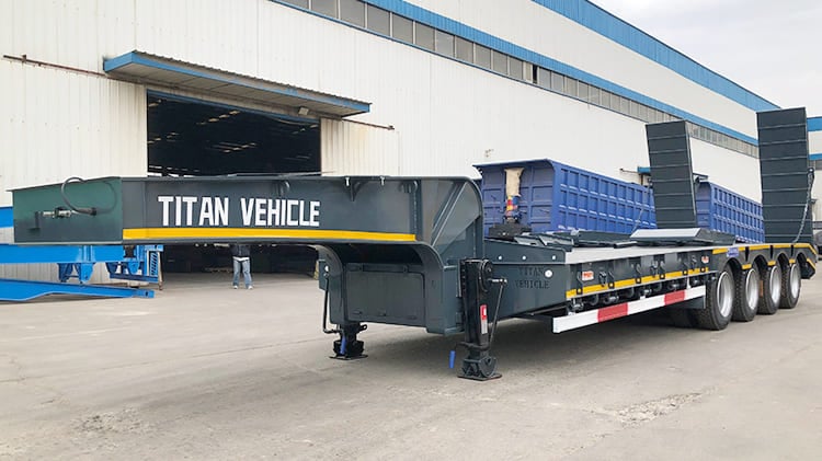 TITAN 4 Axle Semi Low Bed Trailer for Sale in Zimbabwe