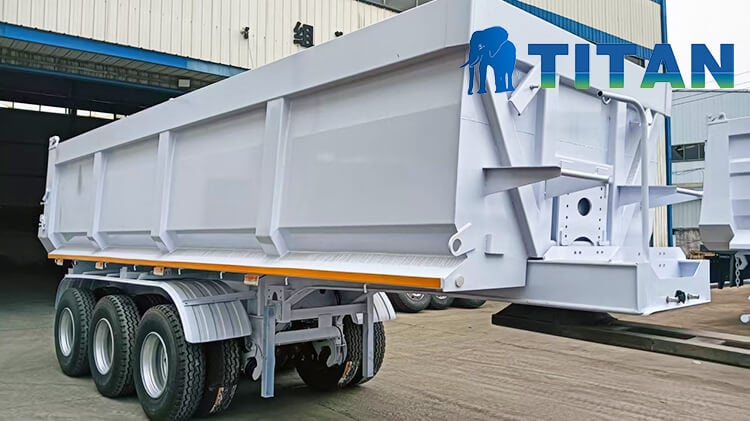  Titan 3 Axle Dump Semi Trailer for Sale in Chad