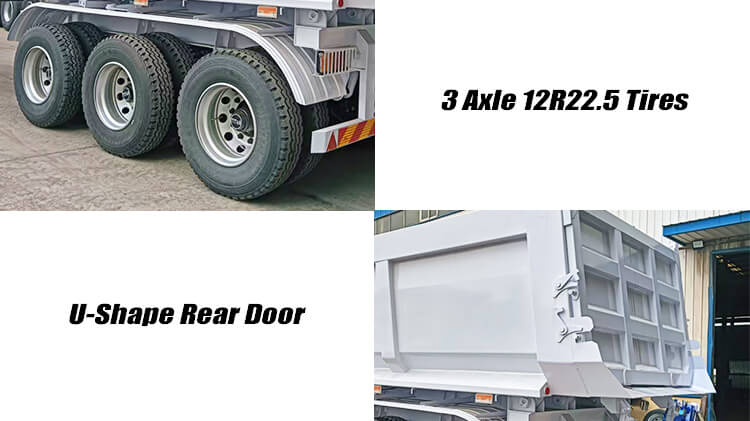  Titan 3 Axle Dump Semi Trailer for Sale in Chad