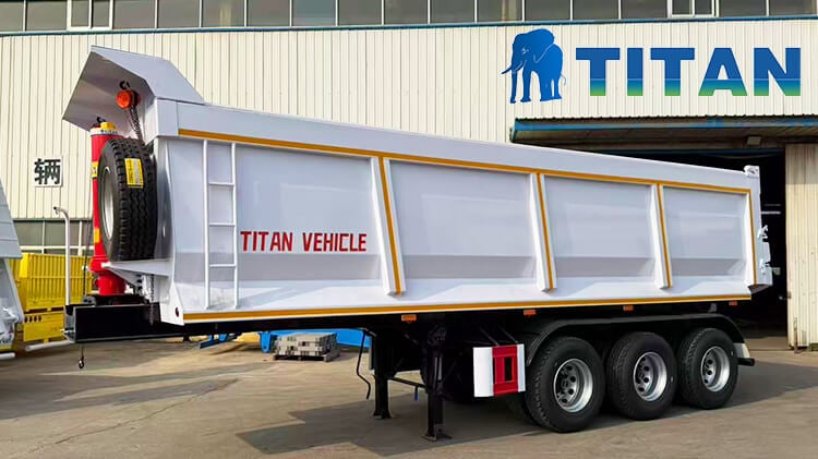 Titan 3 Axle Tipper Semi Trailer for Sale in Chad