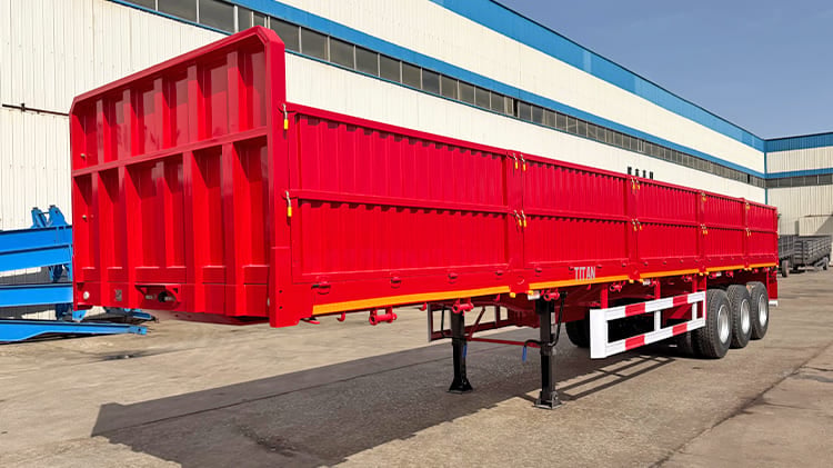 60T 3 Axle Side Wall Semi Trailer for Sale in Zimbabwe