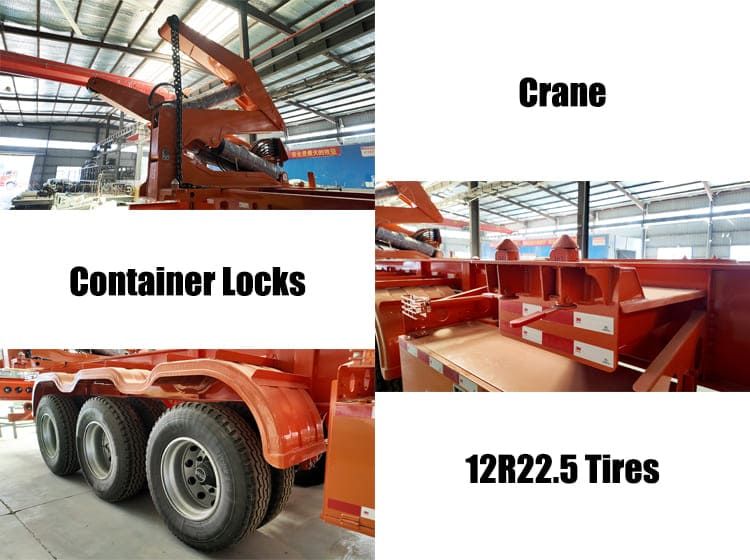 40Ft Container Side Loader Trailer for Sale in Papua New Guinea