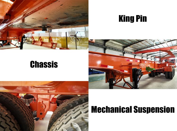 40Ft Container Side Loader Trailer for Sale in Papua New Guinea