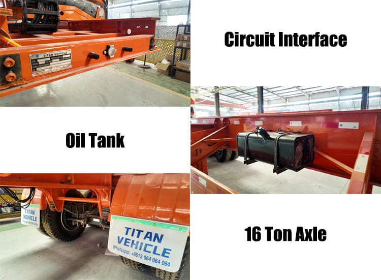 40Ft Container Side Loader Trailer for Sale in Papua New Guinea