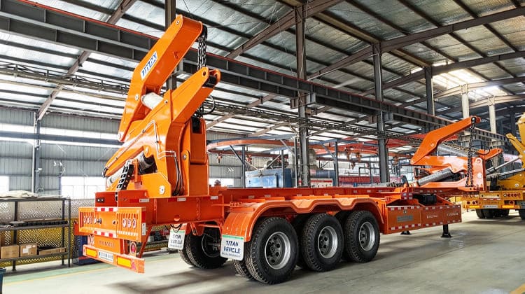 40Ft Container Side Loader Trailer for Sale in Papua New Guinea