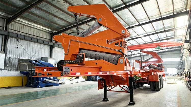 40Ft Container Side Loader Trailer for Sale in Papua New Guinea