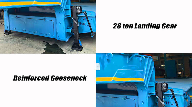 Titan 4 Line 8 Axle Low Bed Trailer for Sale Price in Cameroon