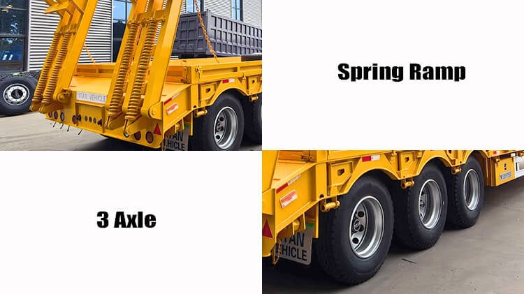 Titan 3 Axle 60 Ton Lowbed Trailer for Sale in Oman