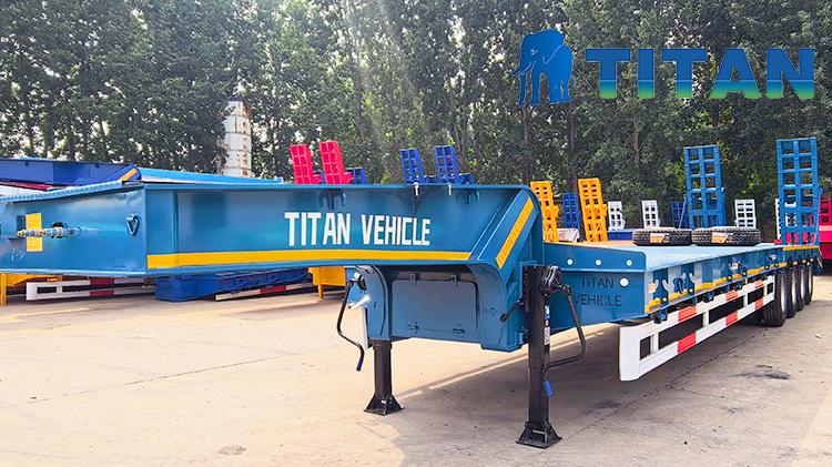 Titan 4 Axle 100 Ton Low Bed Trailer for Sale in Oman