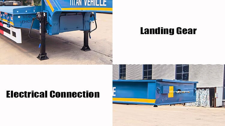 Titan 4 Axle 100 Ton Low Bed Trailer for Sale in Oman