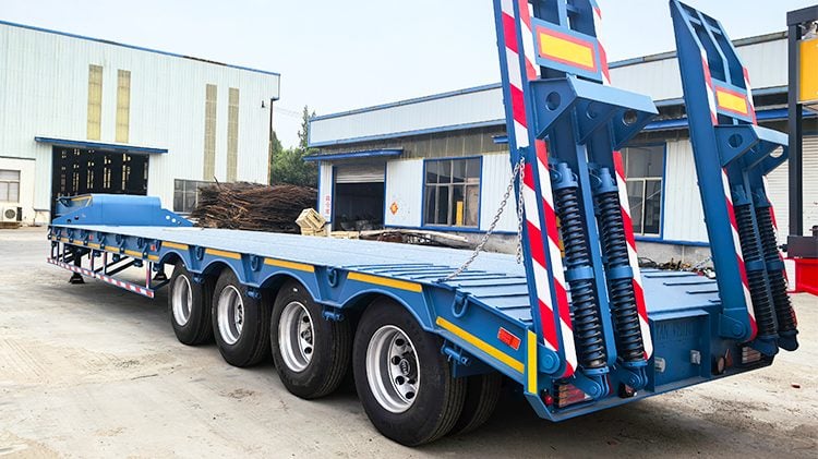 Titan 4 Axle Extendable Lowbed Trailer for Sale in Oman