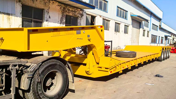 Titan Front Loading Low Bed Trailer for Sale in Oman